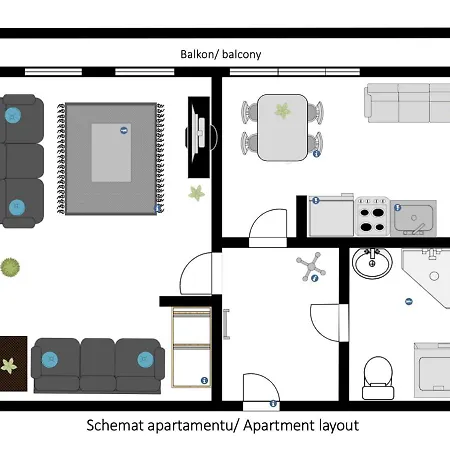 Zamoyskiego Centrum Apartman *