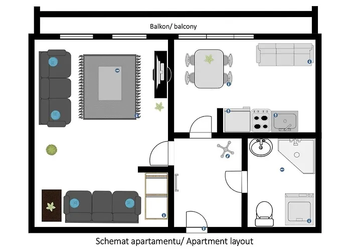 Zamoyskiego Centrum Lägenhet *